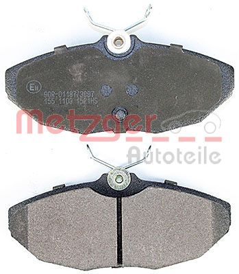 METZGER 1170341 Bremsbelagsatz, Scheibenbremse